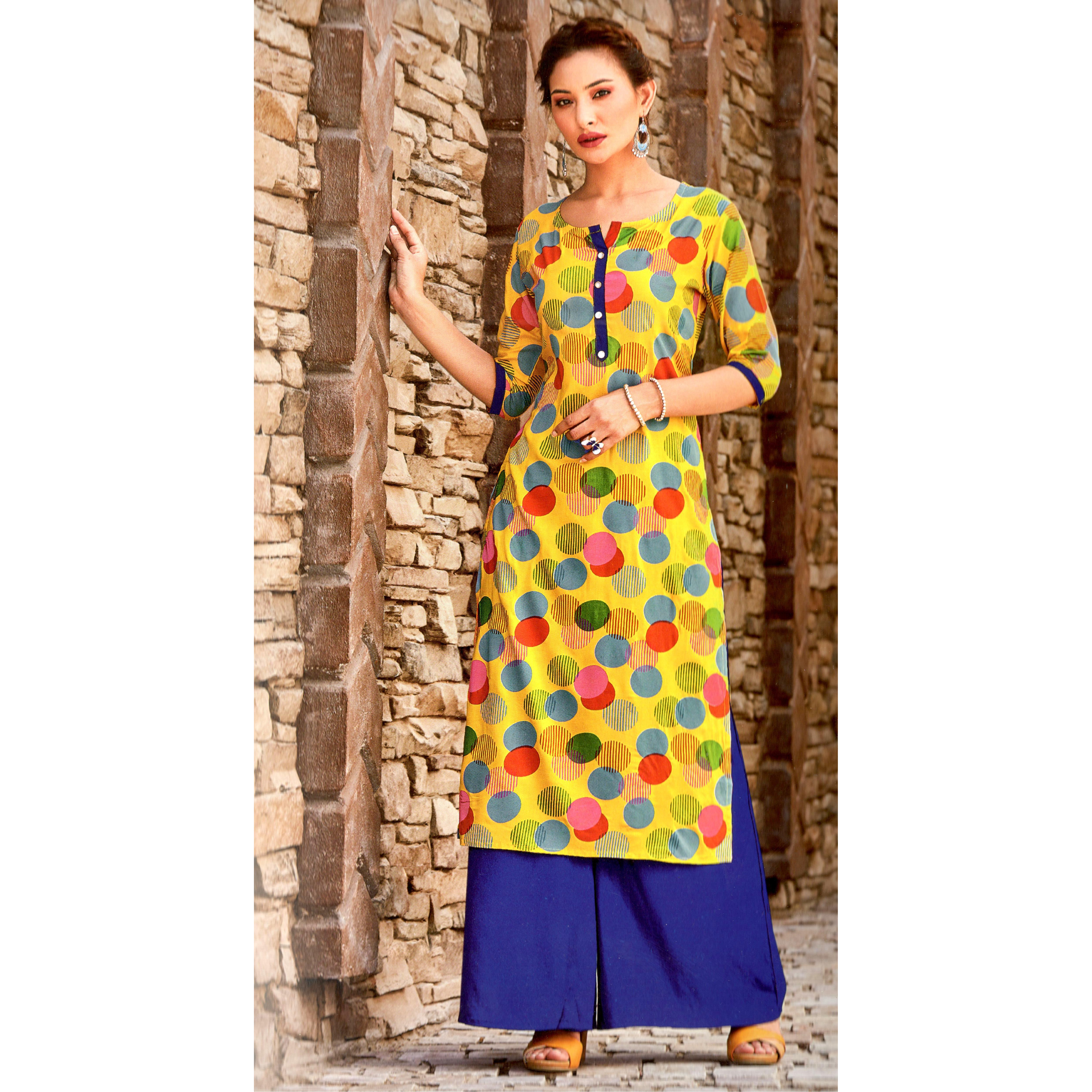 MAHATI Rayon Kurti (Size: L)