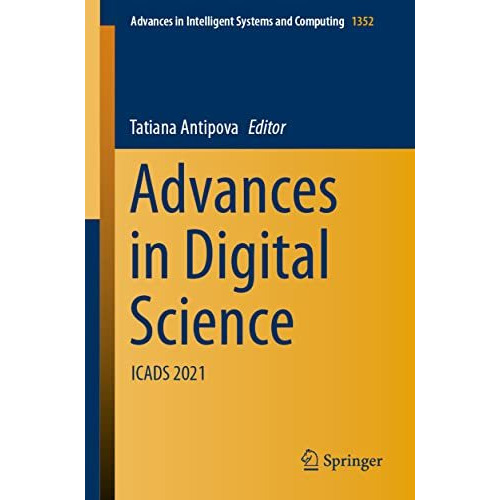 Advances in Digital Science: ICADS 2021 [Paperback]