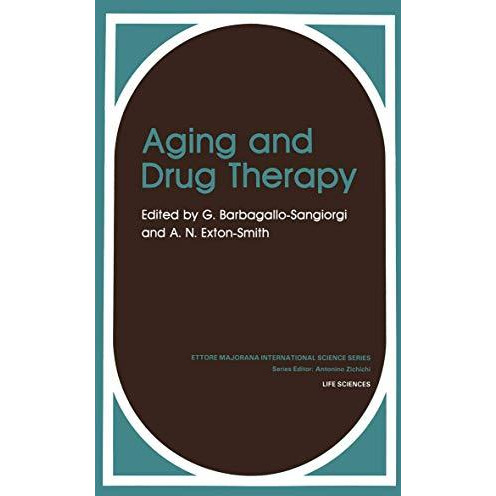 Aging and Drug Therapy [Paperback]