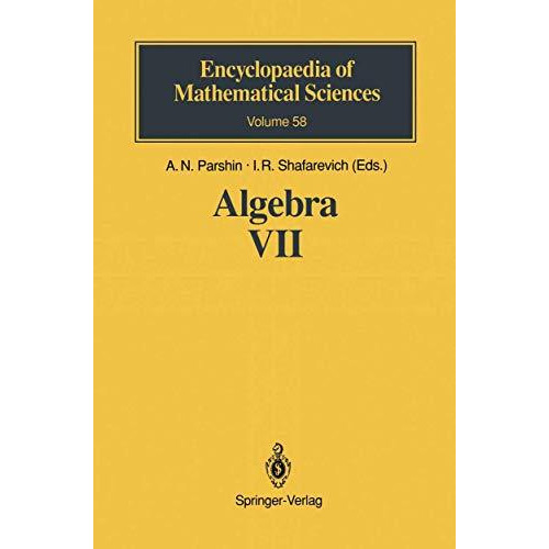 Algebra VII: Combinatorial Group Theory Applications to Geometry [Paperback]