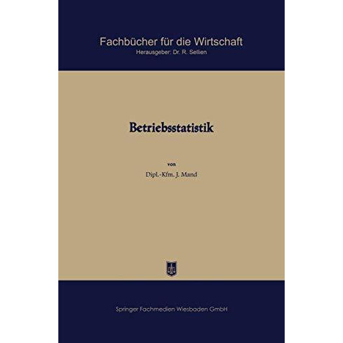 Betriebsstatistik [Paperback]