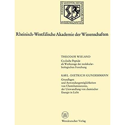 Cyclische Peptide als Werkzeuge der molekularbiologischen Forschung. Grundlagen  [Paperback]