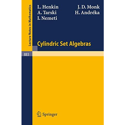 Cylindric Set Algebras [Paperback]