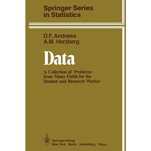 Data: A Collection of Problems from Many Fields for the Student and Research Wor [Paperback]