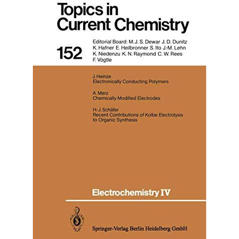 Electrochemistry IV [Paperback]