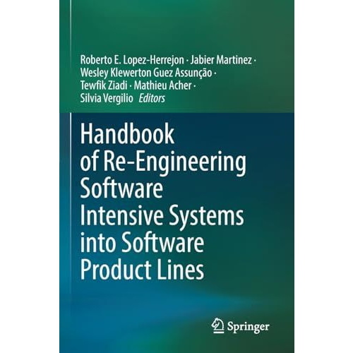 Handbook of Re-Engineering Software Intensive Systems into Software Product Line [Paperback]