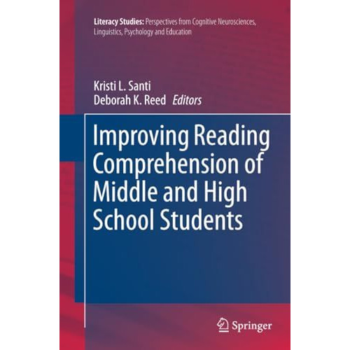 Improving Reading Comprehension of Middle and High School Students [Paperback]