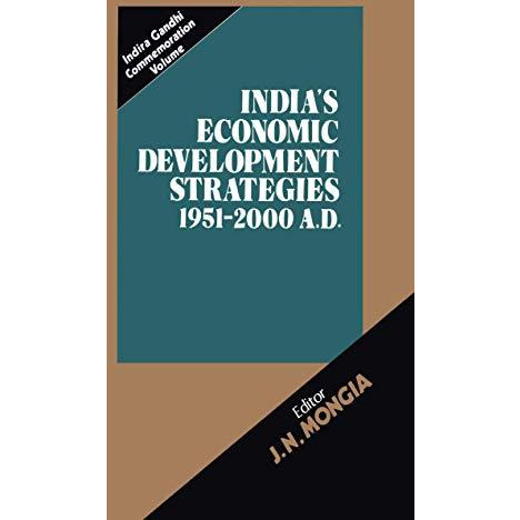 Indias Economic Development Strategies 19512000 A.D. [Hardcover]