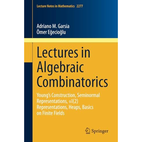 Lectures in Algebraic Combinatorics: Young's Construction, Seminormal Representa [Paperback]