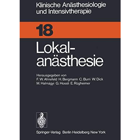 Lokalan?sthesie [Paperback]