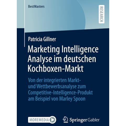 Marketing Intelligence Analyse im deutschen Kochboxen-Markt: Von der integrierte [Paperback]