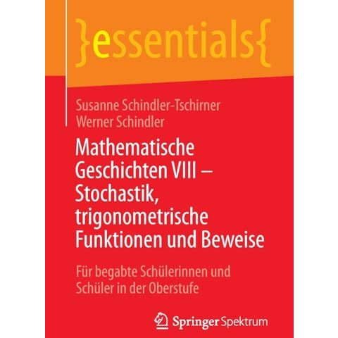 Mathematische Geschichten VIII  Stochastik, trigonometrische Funktionen und Bew [Paperback]