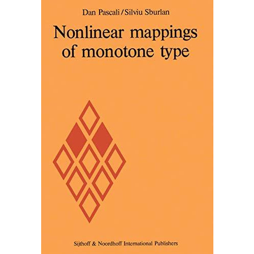 Nonlinear mappings of monotone type [Paperback]