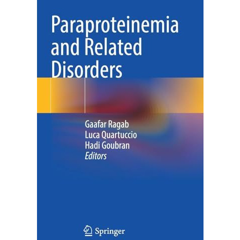 Paraproteinemia and Related Disorders [Paperback]