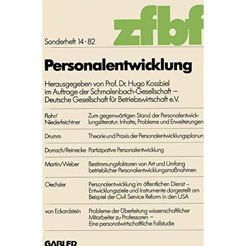 Personalentwicklung [Paperback]