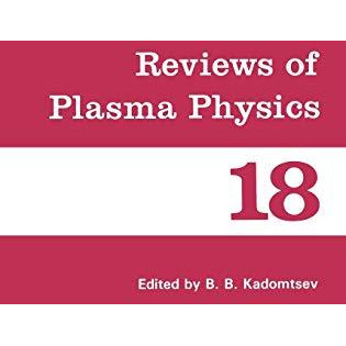 Reviews of Plasma Physics [Hardcover]