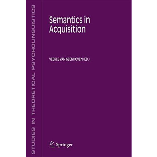 Semantics in Acquisition [Paperback]