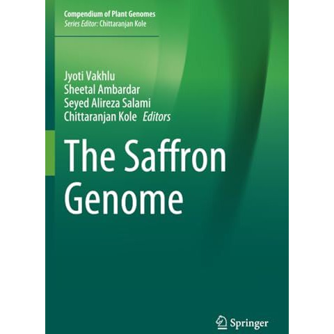 The Saffron Genome [Paperback]