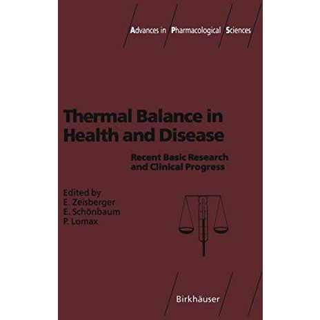 Thermal Balance in Health and Disease: Recent Basic Research and Clinical Progre [Paperback]