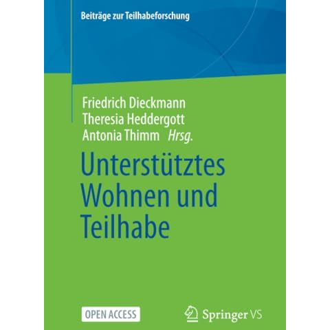 Unterst?tztes Wohnen und Teilhabe [Paperback]