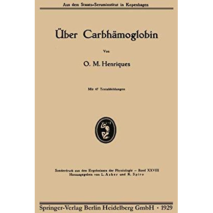 ?ber Carbh?moglobin [Paperback]