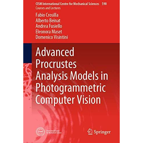 Advanced Procrustes Analysis Models in Photogrammetric Computer Vision [Hardcover]