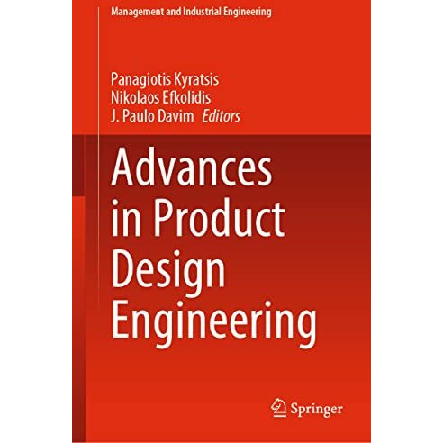 Advances in Product Design Engineering [Hardcover]