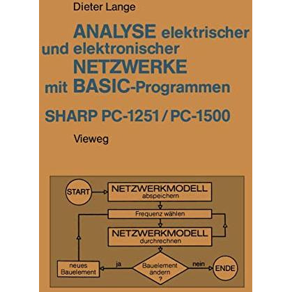 Analyse elektrischer und elektronischer Netzwerke mit BASIC-Programmen (SHARP PC [Paperback]