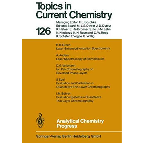 Analytical Chemistry Progress [Paperback]