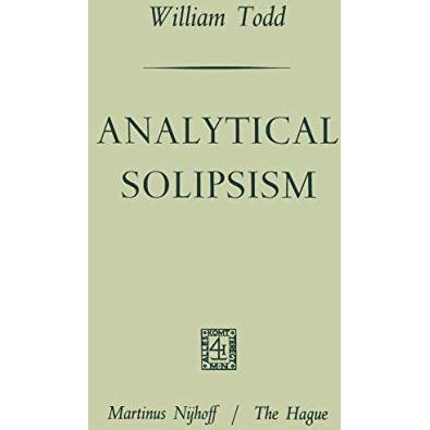 Analytical Solipsism [Paperback]