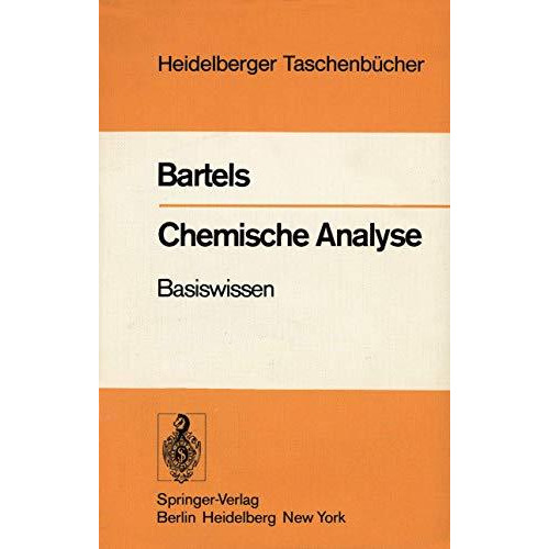 Chemische Analyse: Basiswissen [Paperback]