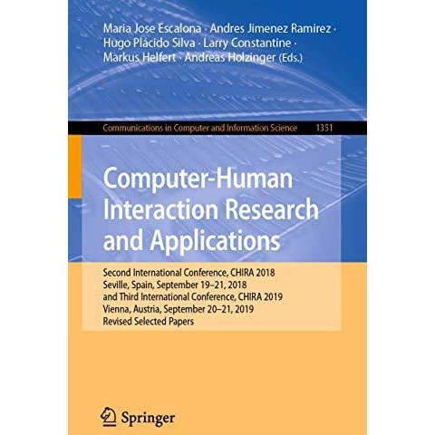 Computer-Human Interaction Research and Applications: Second International Confe [Paperback]