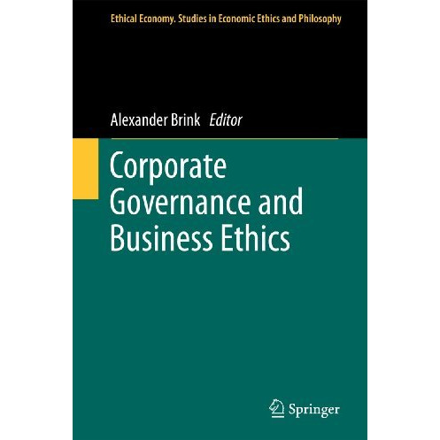 Corporate Governance and Business Ethics [Hardcover]