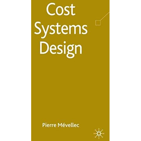 Cost Systems Design [Hardcover]