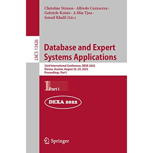 Database and Expert Systems Applications: 33rd International Conference, DEXA 20 [Paperback]