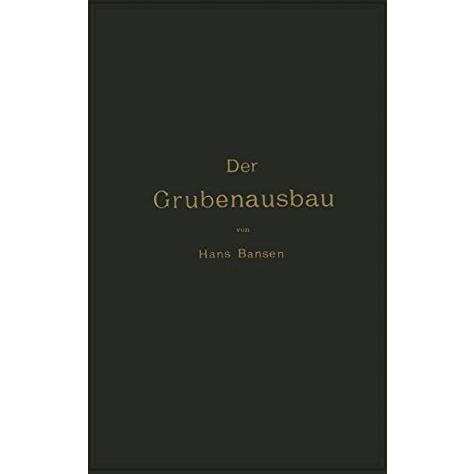 Der Grubenausbau [Paperback]