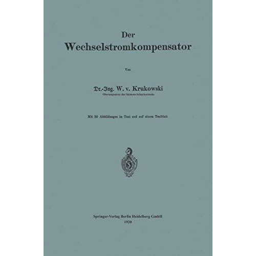 Der Wechselstromkompensator [Paperback]