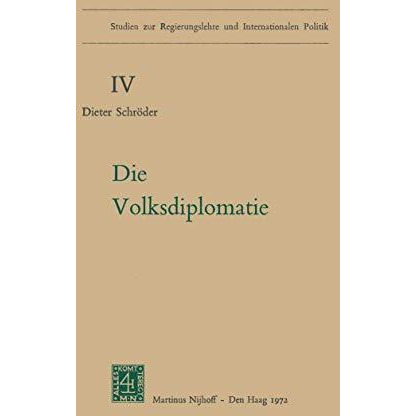 Die Volksdiplomatie [Paperback]