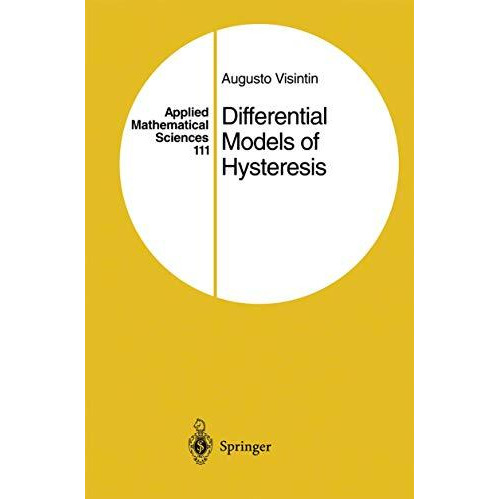 Differential Models of Hysteresis [Paperback]