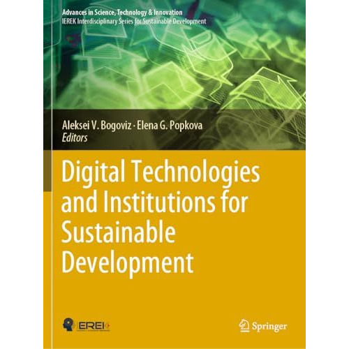 Digital Technologies and Institutions for Sustainable Development [Paperback]