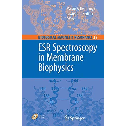 ESR Spectroscopy in Membrane Biophysics [Hardcover]