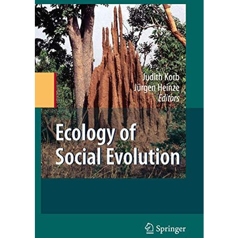 Ecology of Social Evolution [Hardcover]