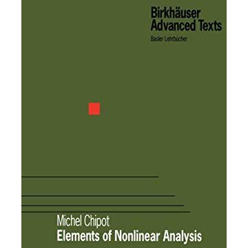 Elements of Nonlinear Analysis [Hardcover]