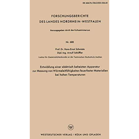 Entwicklung einer elektrisch beheizten Apparatur zur Messung von W?rmeleitf?higk [Paperback]