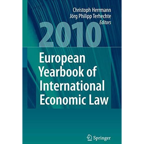 European Yearbook of International Economic Law 2010 [Hardcover]