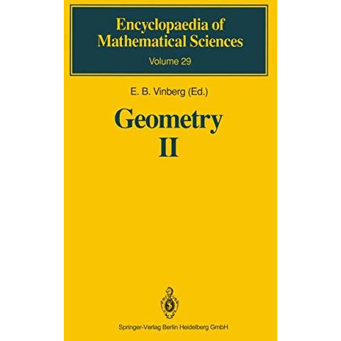 Geometry II: Spaces of Constant Curvature [Hardcover]