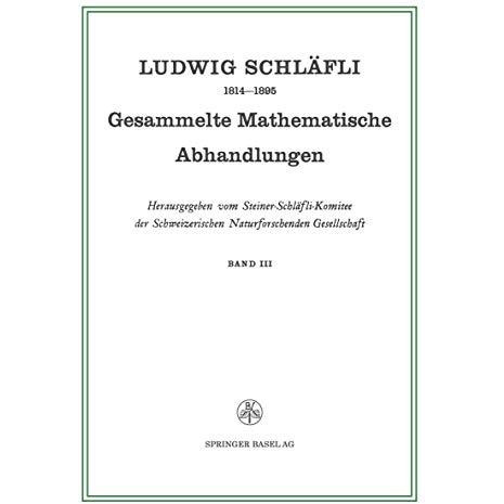 Gesammelte Mathematische Abhandlungen [Paperback]