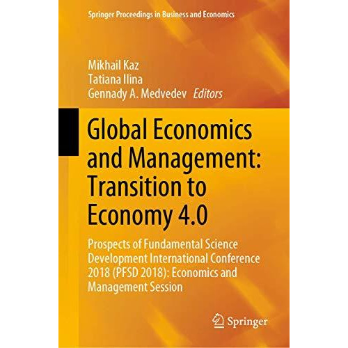 Global Economics and Management: Transition to Economy 4.0: Prospects of Fundame [Hardcover]