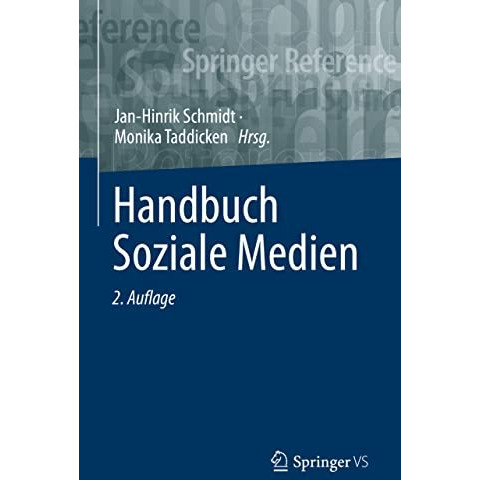 Handbuch Soziale Medien [Hardcover]