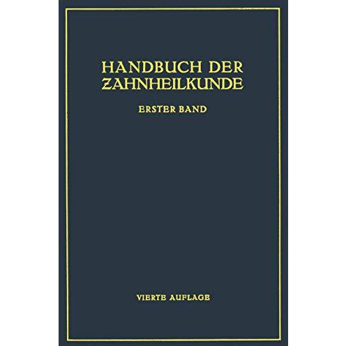 Handbuch der Zahnheilkunde: Die Chirurgischen Erkrankungen der Mundh?hle der Z?h [Paperback]